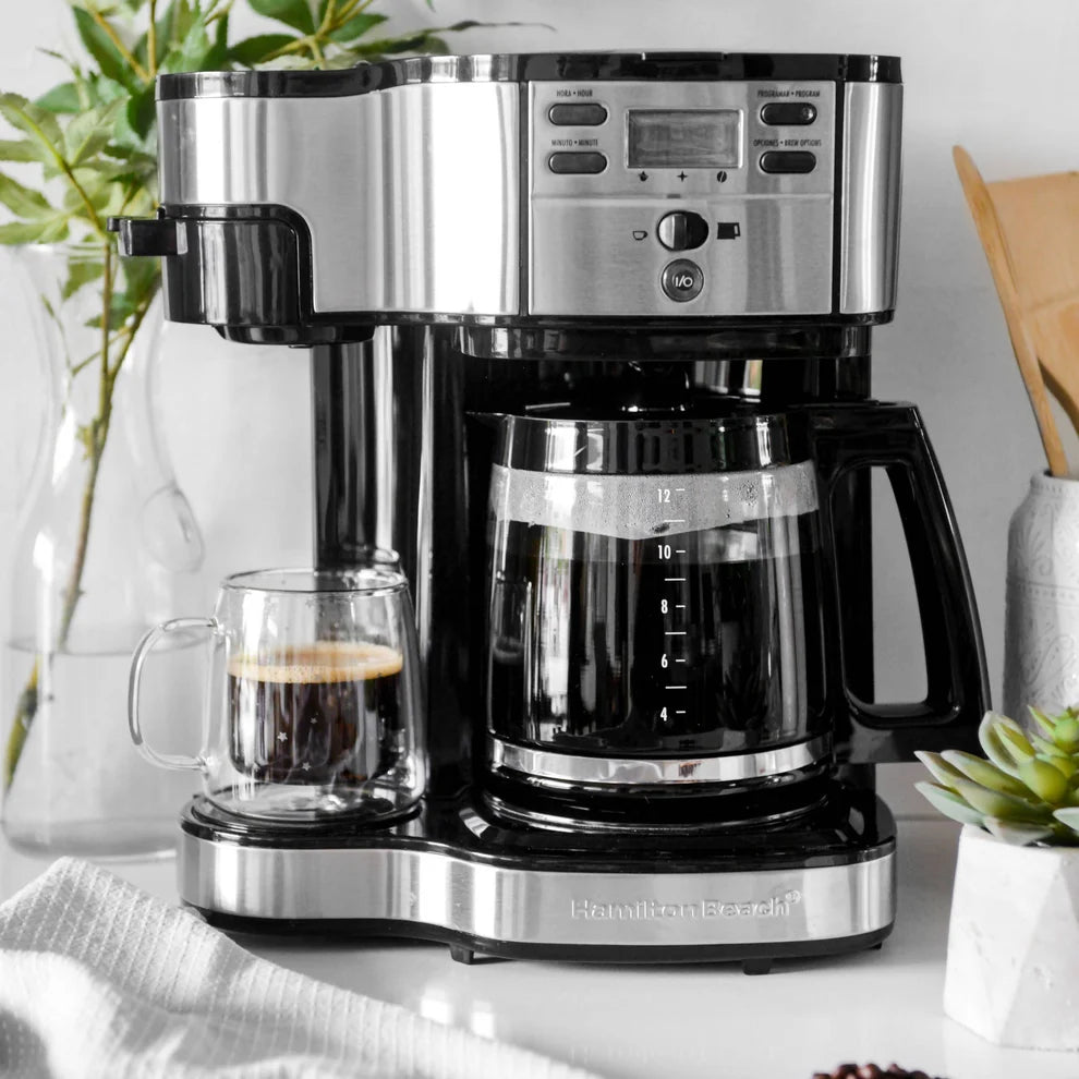 Cafetera Programable 49980-CL Doble Función Espresso