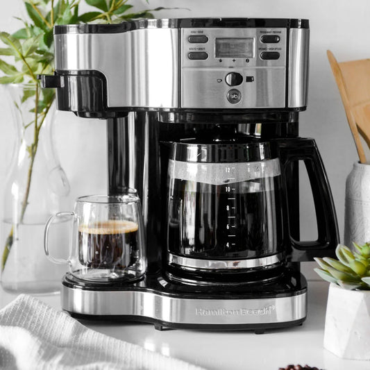 Cafetera Programable 49980-CL Doble Función Espresso