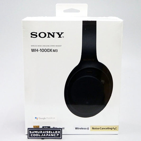 Sony WH1000XM3 Bluetooth Headphones - Black